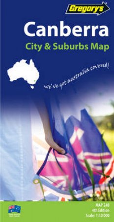 Gregory's Canberra City and Suburbs Map 248, 4th Ed by Various
