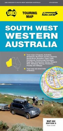 UBD Gregorys South West Western Australia Map 682, 5th Edition by Various