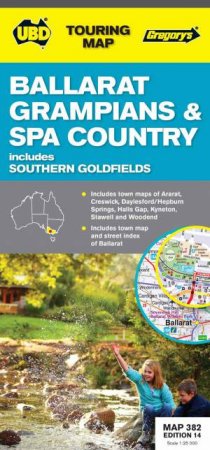 Ballarat Grampians Map 382 - 14th Ed.  by Various
