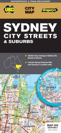 UBD/Gregorys Sydney City Streets and Suburbs, Map 262 - 5 Ed. by Various