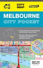 UBDGregorys Melbourne City Pocket Map 360 15th Ed