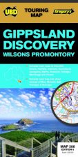 UBD Gregorys Touring Map Gippsland Discovery Map 386 6th edition