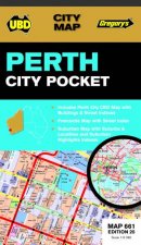 UBDGregorys Perth City Pocket Map 661 20th Ed