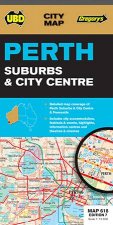 UBDGregorys Perth Suburbs and City Centre Map 618  7th Ed