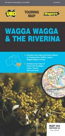 UBD/Gregory's Wagga Wagga Riverina Map 284 - 20th Ed by Various