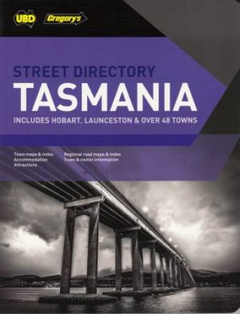 Tasmania Hobart & Launceston Street Directory 21st by UBD Gregorys