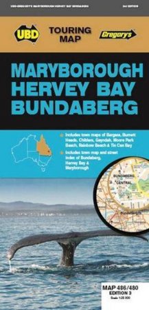 Maryborough Hervey Bay Bundberg Map 486/480 3rd Ed by UBD Gregorys