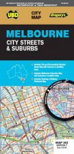 UBDGregorys Melbourne City Streets  Suburbs Map 362 7th Ed