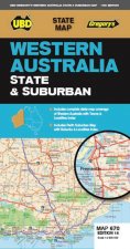 Western Australia State  Suburban Map 670 16th ed