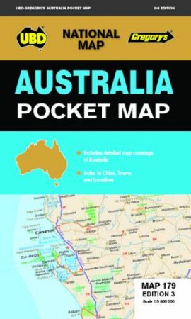 Australia Pocket Map 179 3rd Ed by Various