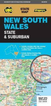 NSW State & Suburban Map 270 29th Ed by Various