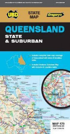 Queensland State & Suburban Map 470 29th by Various