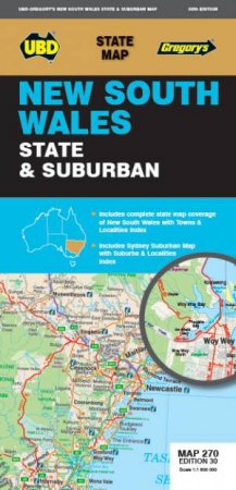 New South Wales State & Suburban Map 270 30th by Various