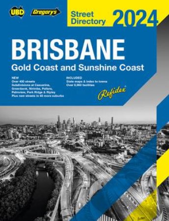Brisbane Refidex Street Directory 2024 68th by Various