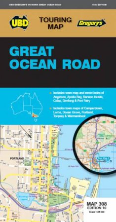 Great Ocean Road Map 308 10th by & UBD Gregorys