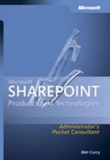 Microsoft Sharepoint Product Technologies Administrators Pocket Consultant