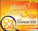 Microsoft One Note 2010 Plain  Simple