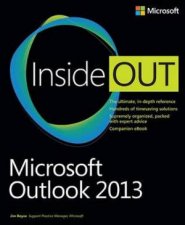 MicrosoftR OutlookR 2013 Inside Out