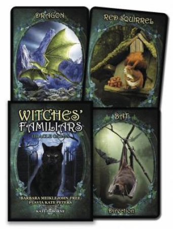 Witches' Familiars Oracle Cards by Barbara Meiklejohn-Free & Flavia Kate Peters & Kate Osborne