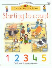 Farmyard Tales Starting To Count WipeClean Sticker Book