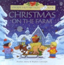 Usborne Farmyard Tales Flap Book Christmas On The Farm  Book  Tape