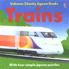 Usborne Chunky Jigsaws Trains