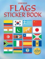 Usborne Spotters Sticker Book Flags