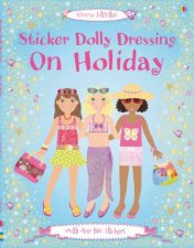 Sticker Dolly Dressing On Holiday