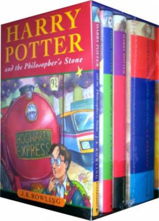 Harry Potter 4 Volume Hardcover Boxed Set by J K Rowling