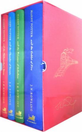 Harry Potter 4 Volume Special Edition Hardcover Boxed Set by J K Rowling