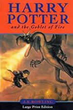 Harry Potter And The Goblet Of Fire  Large Print Edition