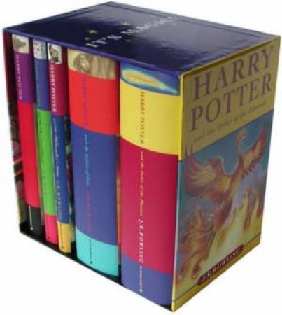 Harry Potter 5 Volume Hardcover Boxed Set by J K Rowling