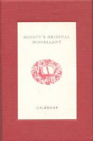 Schott's 2004 Calendar Box by Ben Schott