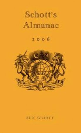Schott's Almanac 2006 by Ben Schott