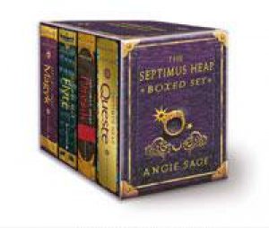 Septimus Heap Boxed Set of 4 Paperbacks by Angie Sage