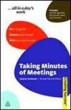 Taking Minutes of Meetings 2nd Ed