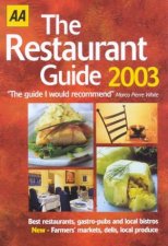 AA Lifestyle Guides The Restaurant Guide Britain 2003