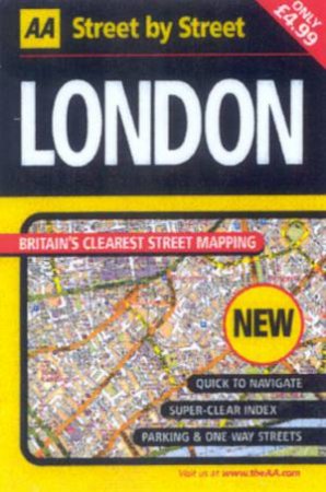 AA Street By Street Road Map: London 2004 by Various