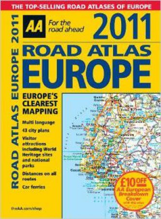AA Road Atlas: Europe 2011 by AA Publishing