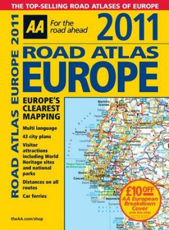 AA Road Atlas Europe 2010 by AA Publishing AA Publishing