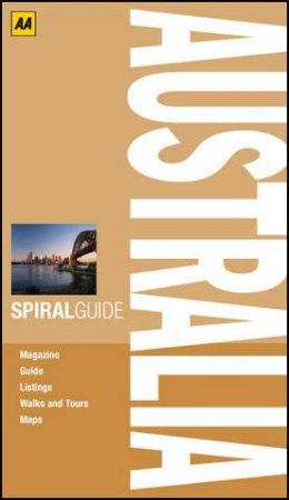AA Spiral Guide Australia 2/e by AA Publishing 