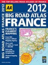 AA Big Road Atlas France 2012