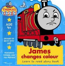Thomas Learning Reading Book James Changes Colour