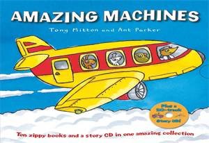 Amazing Machines x 10 Book Slipcase by Tony Mitton