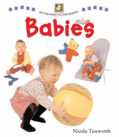 Say And Point Picture Boards: Babies by Nicola Tuxworth