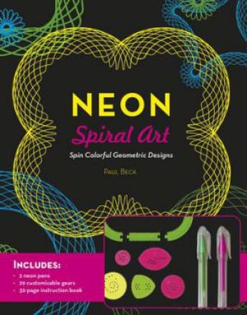 Neon Spiral Art by Haley Stocking & Paul Beck