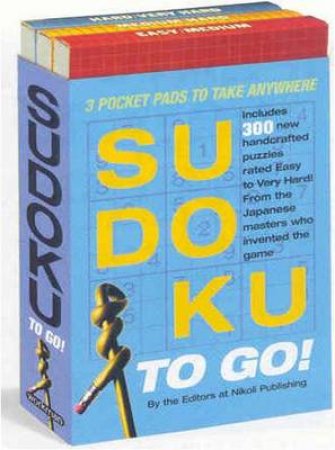 Sudoku To Go by Nikoli Publishing Editors