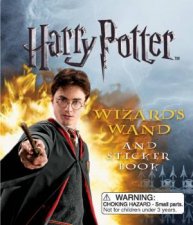 Harry Potter Wizards Wand and Sticker Book