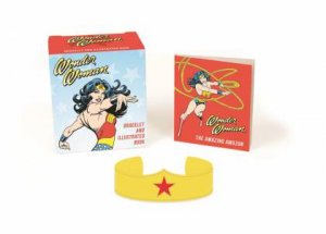 Wonder Woman Tiara Bracelet and Illustrated Book by Matthew Manning