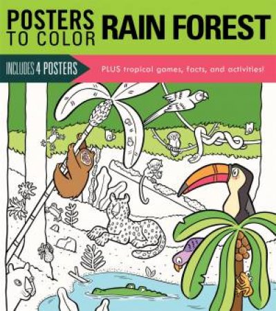 Posters To Color: Rain Forest by Press Running